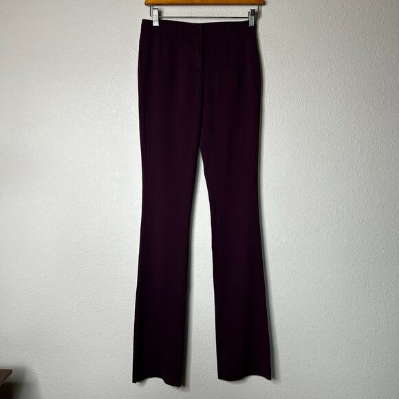 Dolce & Gabbana NWT Pants Size 40 US 4 Wool Viscose Blend Plum Purple Designer - Picture 4 of 9
